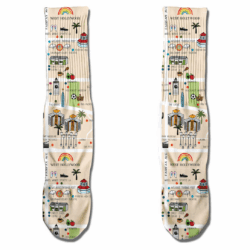 Mid-City West LA Map Socks