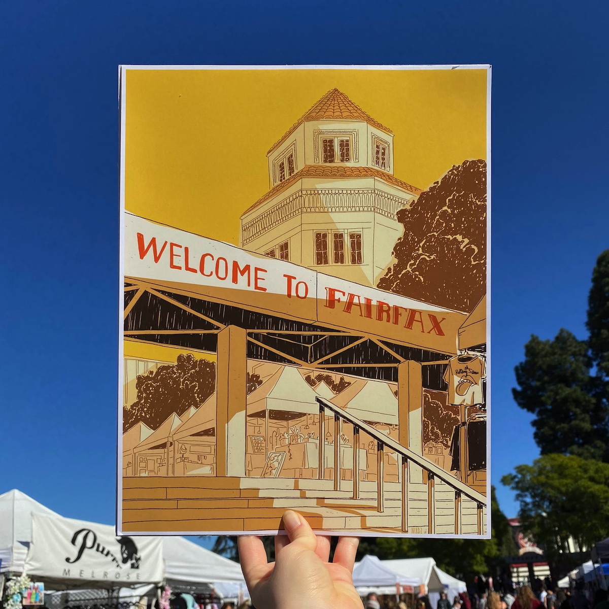 Marz Jr. Fairfax Art Print