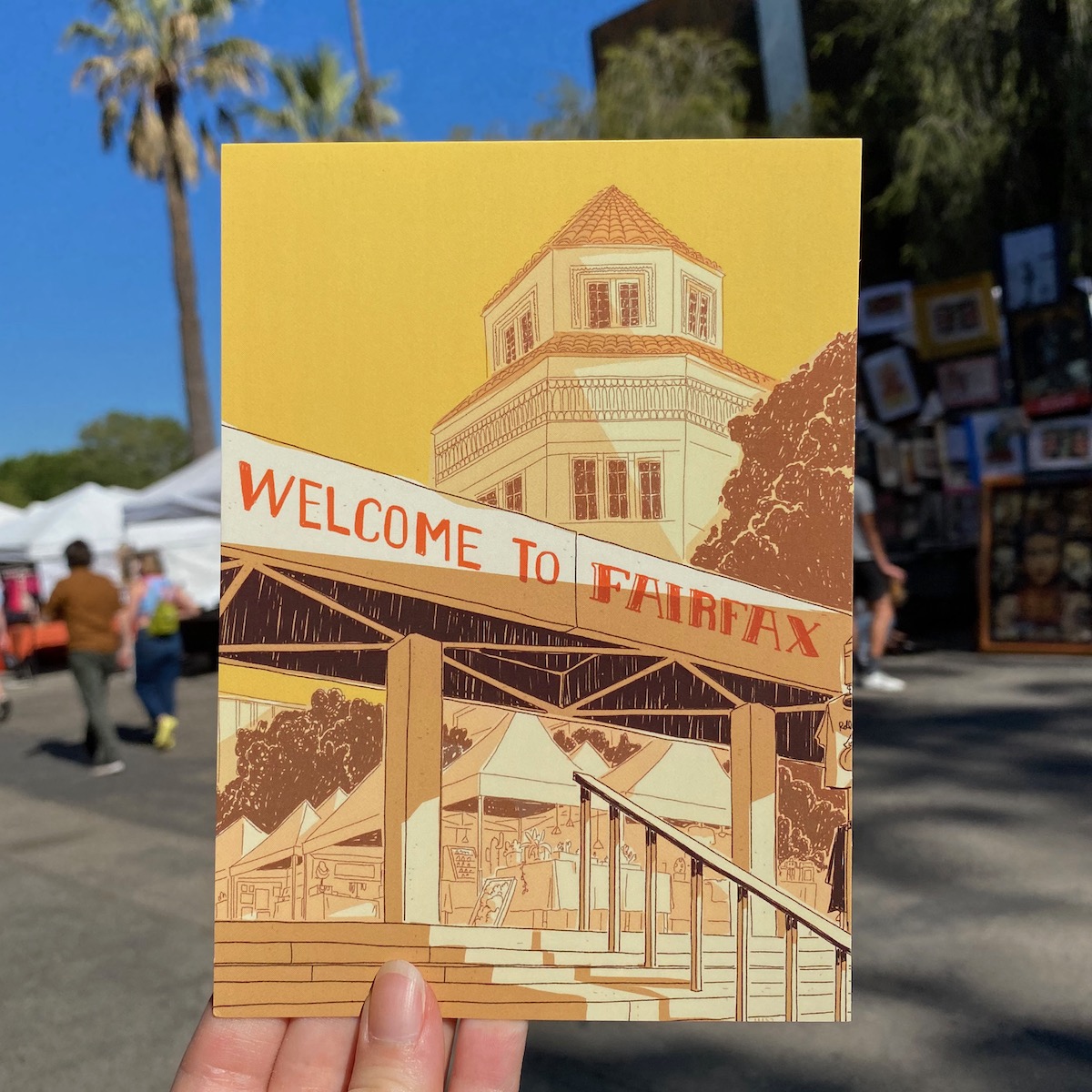 Marz Jr. Fairfax Postcard