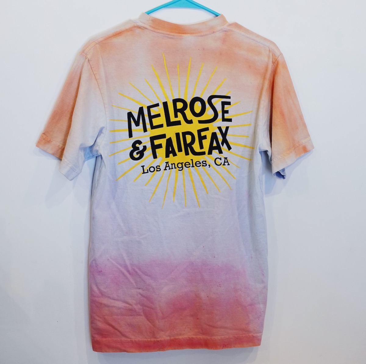 Tie Dyed *Melrose Sunrise* Pocket Tee - MTP x Everybody.World