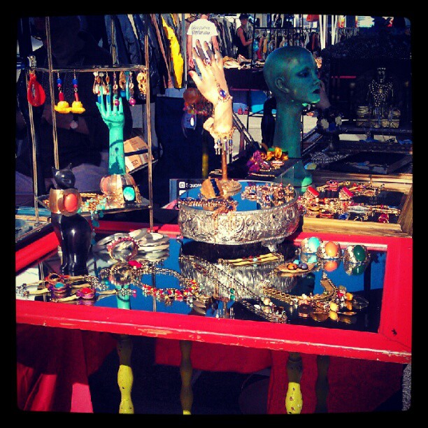 @MelroseTrdgPost vendor Saundra in B39 always has a whimsical set up!