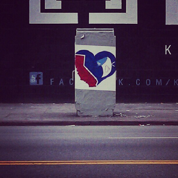 California Love on Melrose! #la #Melrose #streetart