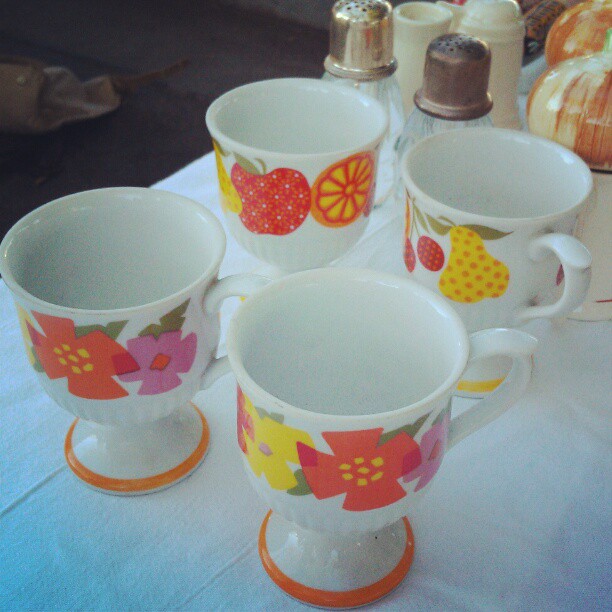 Thank you for sharing another #SundayFunday with us! #MelroseTradingPost #vintage #fleamarket #cups #midcentury