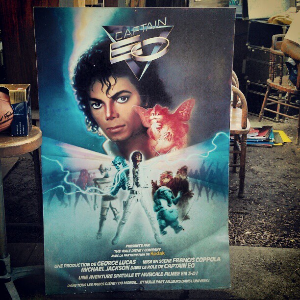 There isn't a better holiday present that this! #Melrosetradingpost #captaineo #MichaelJackson #poster #amazing #gift #fleamarket