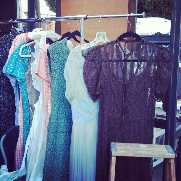 Vintage dressies!!! #Melrosetradingpost #fashion #fleamarket #LA #vintage
