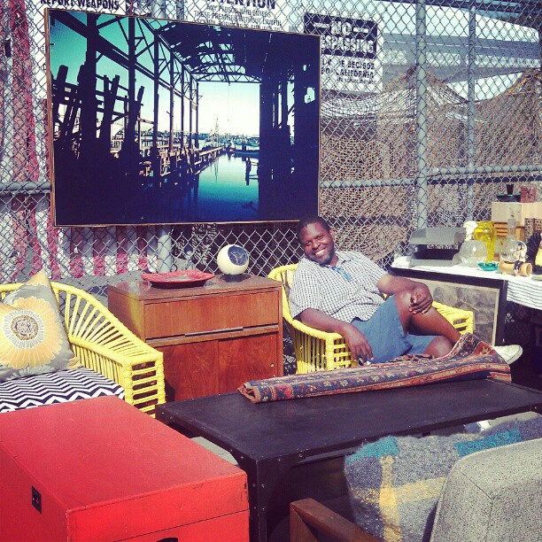 Vincent in G6 is ready to sell you your dream furniture! #Melrosetradingpost #fleamarket #retro #midcentury #furniture #lastyle #losangeles