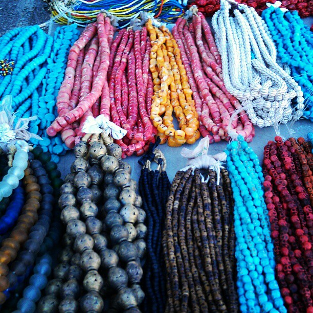 Beads!!!! #Melrosetradingpost #fleamarket #craft #SundayFunday #la #African #beads