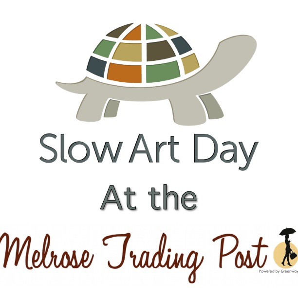 Who's ready for Slow Art Day at the #MelroseTradingPost?? @slowartdayofficial #SlowArtDay