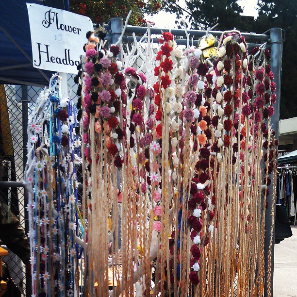 Are you ready for another #SundayFunday?? Get your @vidakush floral headbands in G8 today! #Melrosetradingpost #fleamarket #flower #Coachella #fashion #vidakush