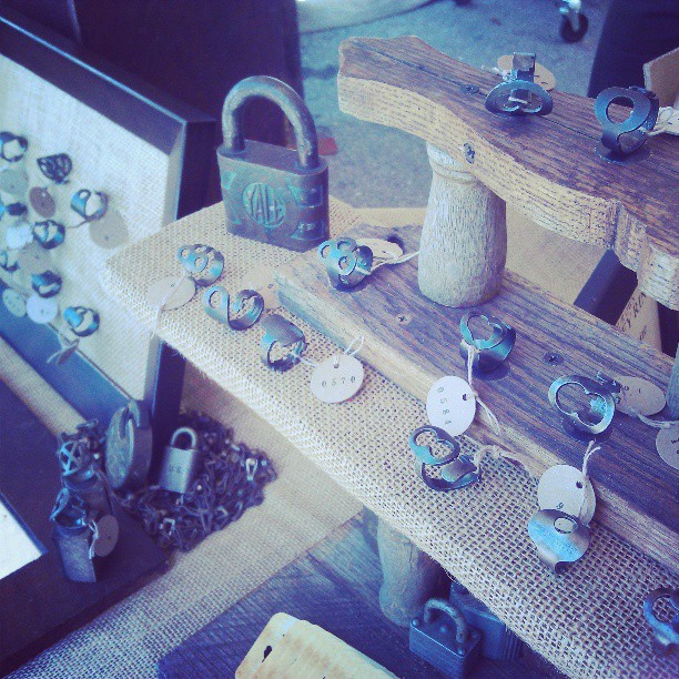 Really unique handmade jewelry at space B12 @ #goatandkettle.erst.com #melrosetradingpost #Melrose #fleamarket #jewelry #Fairfax