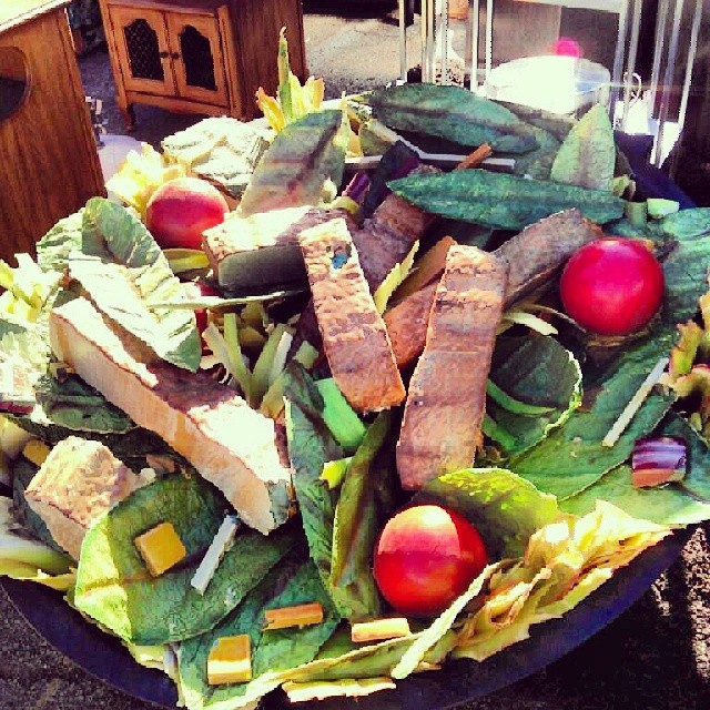 This giant salad needs some tossing! You can find it in B97!