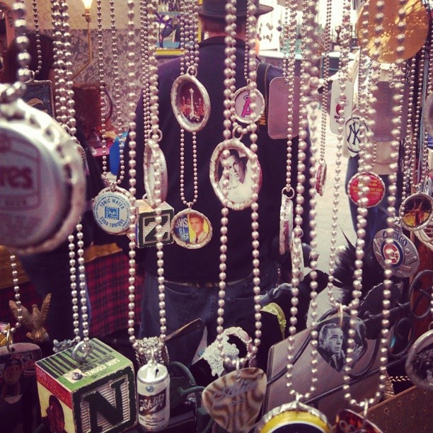 Long time vendor in B83 with cool #bottlecap #art #necklaces Show them some love
