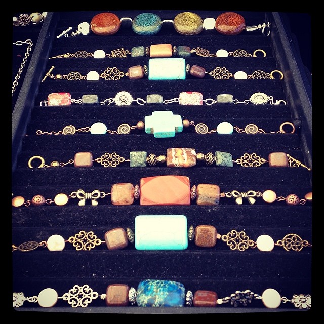Beautiful bracelets made by the ever talented Alejandra Acosta!Everyone's wrist needs one of these... Or two!