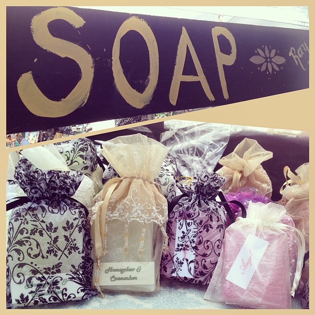 Ray of Soap has the best bars! Pick up a few - one for yourself a a few for friends!