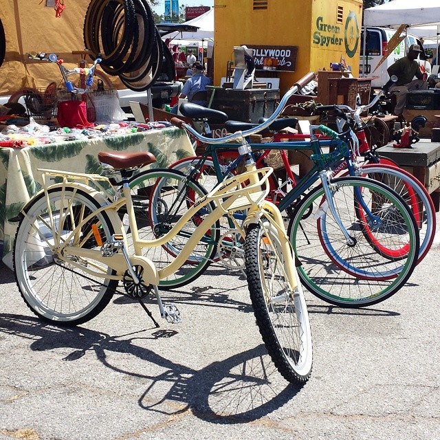 Otis and Brenda Burrell of Burrell Redeux will customize a bicycle for you, or you can purchase one of their repurposed bike creations at #MTPfairfax!