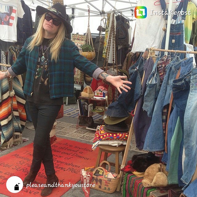 #PeopleOfMTP photo of the day is of @possessionvintage taken by his Flea Market BFF, @pleaseandthankyoustore, in her booth.  Flea market friends are the best of friends.  #VintageCurators #SundayFunday #VendorLife