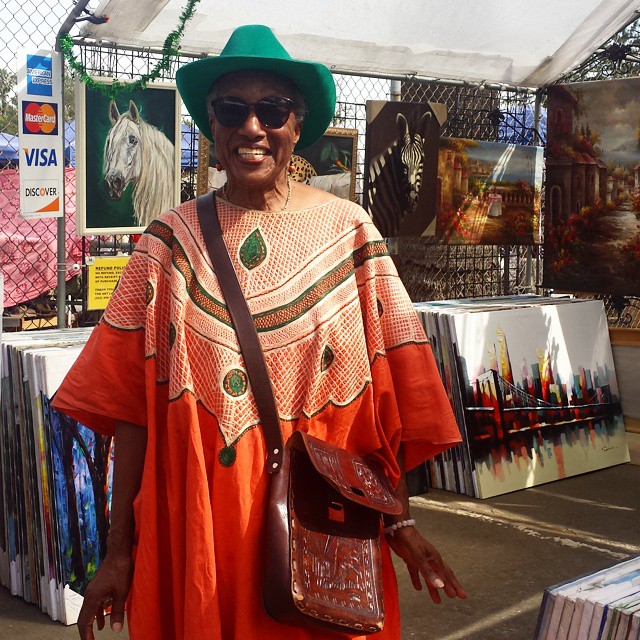 MTP's Art Lady, Carol, always has a big smile and a fantastic outfit on.  She's the best art dealer around! #MTPfairfax #ShopLocal #SupportTheArts