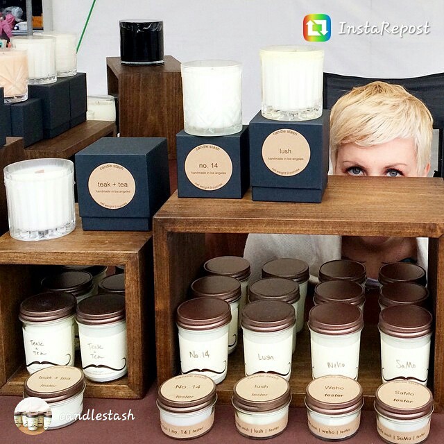 We see you Emily! She's in B82 today with her new candle scents. #MTPfairfax #ShopLocal #PeopleOfMTP #CandleStash