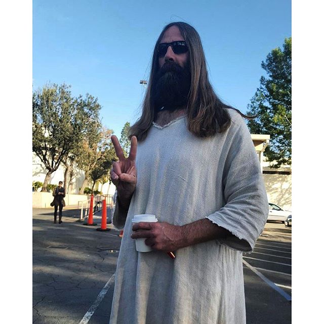It's a Christmas miracle... Hollywood Jesus came to the market today! Thank you for visiting #MTPfairfax @HollywoodJesus!