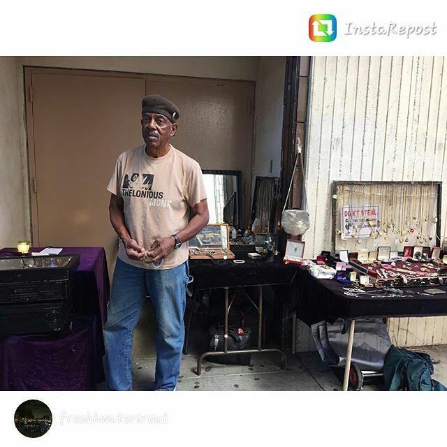 There are about 250 vendors at the Melrose Trading Post. Each one with stories to tell, laughs to share and smiles to give.  This man makes us smile every Sunday.  Lance is one of the original MTP vendors from 18 years ago.  Thank you Lance! #MTPfairfax #PeopleOfMTPAnd thank you to @Freshhwatertrout for taking this photo!