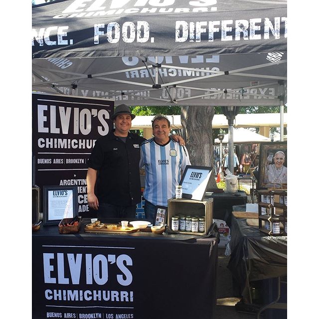 We hope you have tried the most delicious #chimichurri in Los Angeles from @elvioschimi! Find their family in the food court and try their Chimi Tater Tots... very very delicious.  #MTPfairfax #ShopLocal #ElviosChimi #PopeFrancis