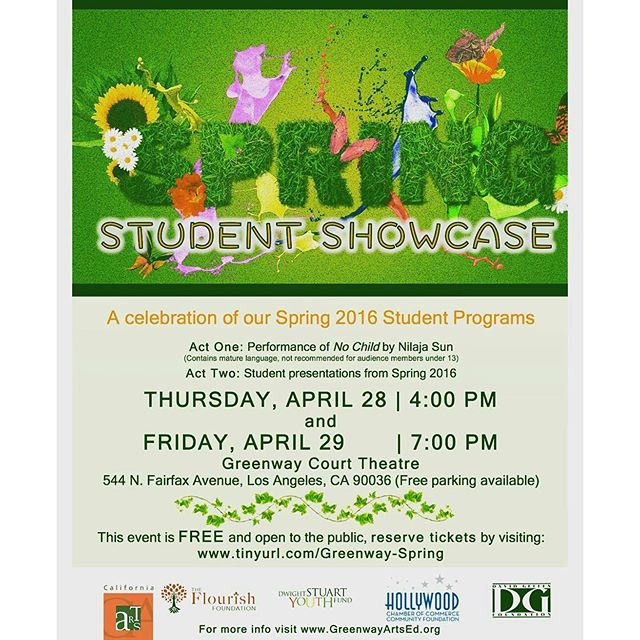 Thank you to everyone who shared their #SundayFunday with us!  If you'd like to see what else we do, come check out the @greenwayartsed Spring Student Showcase! - Tickets are FREE, just reserve online.Showtimez: Thur 4/28 @ 4PM & Fri 4/29 @ 7 PM At the Greenway Court Theatre. Visit TinyUrl.com/Greenway-Spring to reserve your seat! #MTPfairfax #GreenwayArts #GreenwayCourt