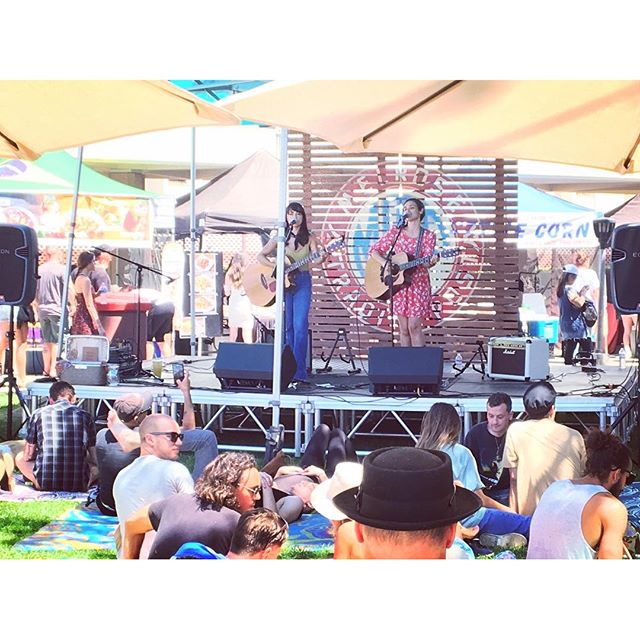 @prettypollyband serenading the MTP Main Stage right now until 4pm.