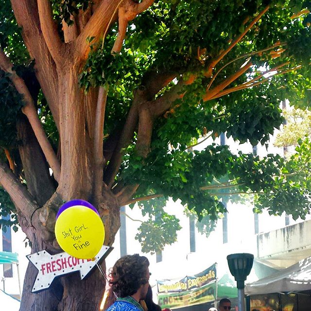 The @Crassholes balloons are getting around the market!#MTPfairfax #ShopLocal #GirlYouFine #Crassholes