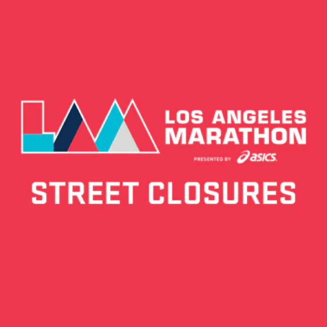 Melrose Trading Post L.A. Marathon Street Closures for 3/19/23